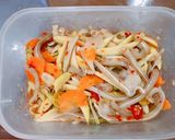 Hình bước làm 5 của món Tai heo ngâm xoài