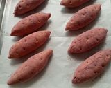 Foto langkah ke 5 dari resep Korean Sweet potato mochi bread / roti ubi korea.
