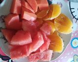 Foto langkah ke 2 dari resep Rujak buah.