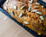 A picture of step 2 of Eggless Pumpkin Loaf cake.