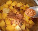 A picture of step 9 of Spicy bhagaaray Aloo 😋😋😋😋.