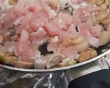 Foto del paso 1 de la receta: Canasta de papa rellena de pollo y champiñones