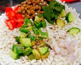 A picture of step 4 of Green Crunch Chana Puff Salad — Quick, Tangy & Super Crunchy !.