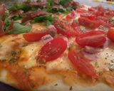 Foto del paso 8 de la receta: Pizza de Rúcula y Tomatitos Cherry