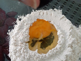 Raviolis en salsa de espinacas