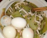Hình bước làm 4 của món Keto su su nấu nấm
