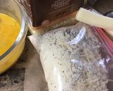 A picture of step 1 of Keto mozzarella sticks.