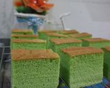 Foto langkah ke 6 dari resep Pandan Ogura Cake.