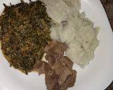 A picture of step 3 of Creamedvegetable#coconut cream contest and #Author marathon.
