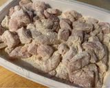 A picture of step 3 of Chicken Strips with Zucchini.
