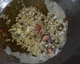 A picture of step 3 of Palak paneer.