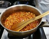 รูปขั้นตอนการทำที่ 4 ของ Gratinated Milky Mushroom with Bolognese and Assorted Mushroom