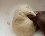 A picture of step 5 of Chicken cheese dinner rolls.