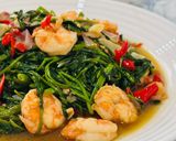 Foto langkah ke 5 dari resep 40. Cah KANGKUNG Udang.