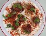A picture of step 5 of Farali dahi vada.