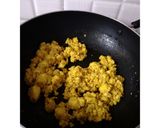 A picture of step 8 of Paneer Pulimunchi.