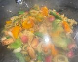 A picture of step 3 of Vegetarian Braised Fish with Vegetables.