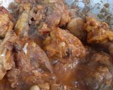 A picture of step 3 of Kadai chicken.