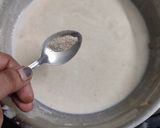 A picture of step 6 of Chikoo basundi.