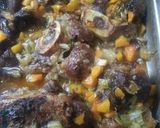Foto del paso 5 de la receta: Ossobucco con base de verduras al horno
