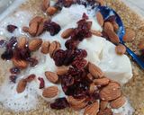 A picture of step 2 of Cranberry and Almond Baked Oats.