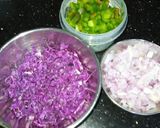 A picture of step 2 of Indian Chicken Burger.