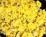 Hình bước làm 2 của món Cơm Chiên Thịt+Củ Cải Muối