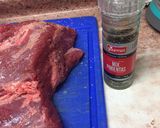 Foto del paso 1 de la receta: Carne al horno y verduras asadas