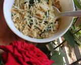 Creamy spinach and oats