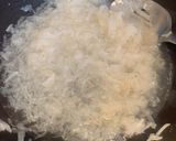 A picture of step 2 of Taiwanese Style Turnip Cake - vegan/gluten free.