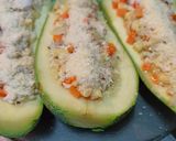 Foto del paso 4 de la receta: Zucchini relleno de pechuga de pollo y verduras