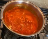 A picture of step 3 of Cheese-Stuffed Chiles Rellenos in Tomato Broth.