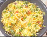 A picture of step 3 of Rice noodles seviyan upma.