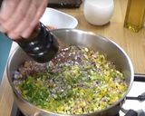 A picture of step 3 of Aubergine and ratatouille rolls.