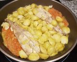 Foto del paso 4 de la receta: Colas de rape con coles de Bruselas