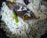 A picture of step 5 of Hyderabadi dum biryani.