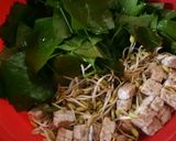 Foto langkah ke 1 dari resep Sayur daun melinjo tempe kuah santan.