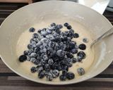 Ciasto budyniowe z borówkami krok przepisu 2 zdjęcie