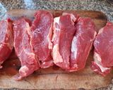 Foto del paso 1 de la receta: Entrecot al horno con papa y boniato zanahoria 🇺🇾