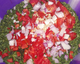 A picture of step 3 of Tabbouleh.
