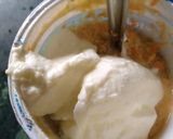 A picture of step 6 of Green Papaya, Moong Dal Curry (no onion, garlic) with Raita and.