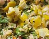 A picture of step 4 of Couscous and Shrimp Salad.