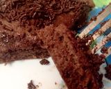 Foto langkah ke 6 dari resep Butter milk fluffy pancake chocolate must try!.