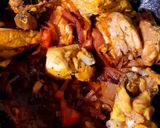 A picture of step 6 of Methi Chicken.