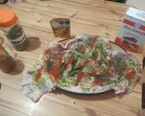 Foto del paso 1 de la receta: Matambre tiernizado a la pizza con papas, zapallo y batatas