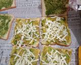 A picture of step 5 of Veg cheese sandwich.