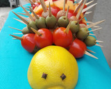 Foto del paso 5 de la receta: Aperitivo erizo para picnic con niños
