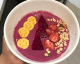Foto langkah ke 3 dari resep Smoothie bowl (mix berries,banana,dragon fruit).