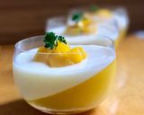 Foto langkah ke 6 dari resep Heavy Cream Manggo Pudding.
