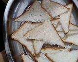 A picture of step 1 of Shahi tukda.